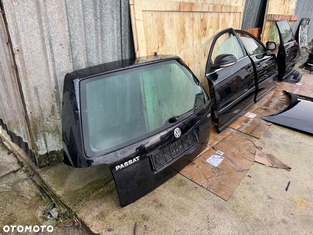 Vw Volkswagen Passat b5 FL po lifcie LC9X 2.0 diesel pas przedni belka przednia przód intercooler lampy przednie przód drzwi prawe lewe przednie tylnie tył klapa bagażnika maska - 9