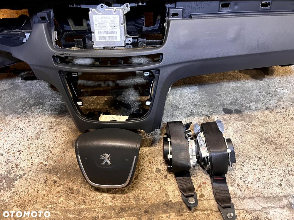 PEUGEOT 508 I ZESTAW AIRBAG DESKA KONSOLA KOKPIT PODUSZKA KIEROWCY PASAŻERA ORYGINAŁ EUROPA - 5