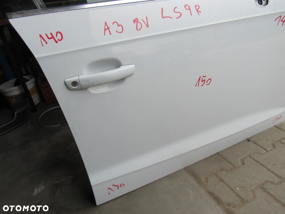 audi a3 8v hb ls9r przedniE LEWE PRAWE DRZWI PERŁA - 6