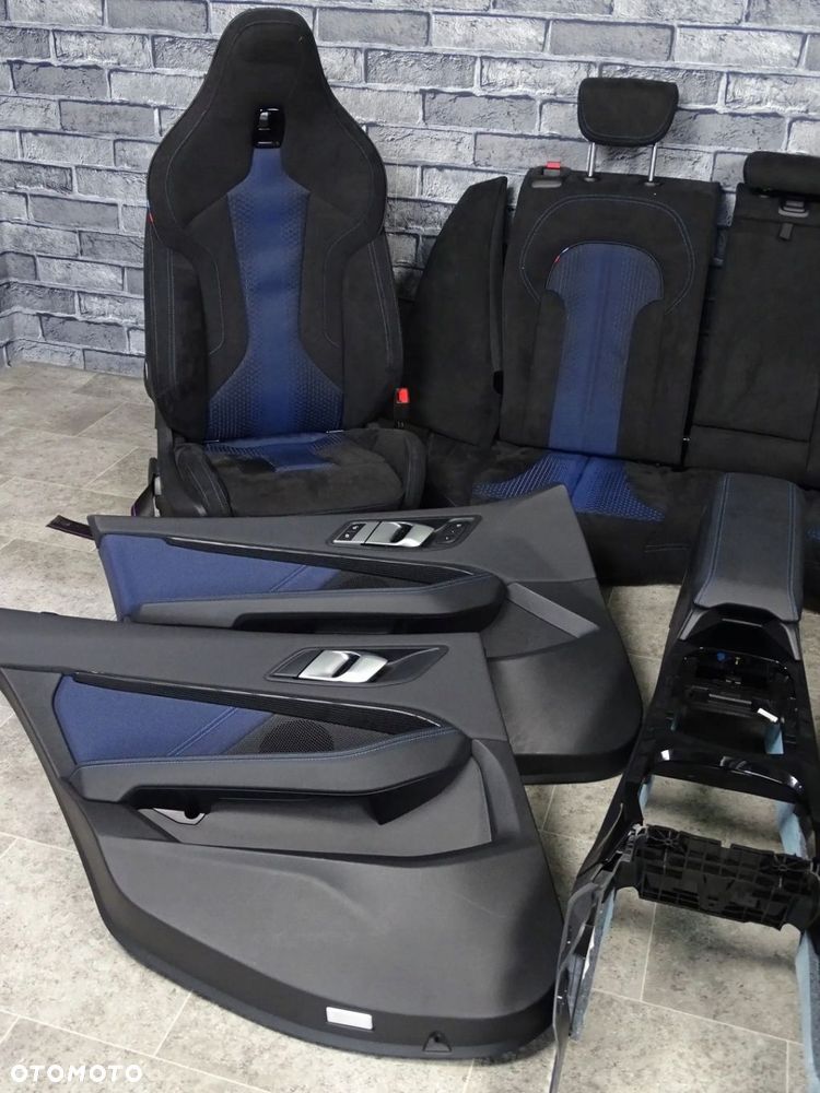 BMW F40 FOTELE KANAPA BOCZKI TUNEL ŚRODEK WNĘTRZE M PERFORMANCE ALCANTARA - 8