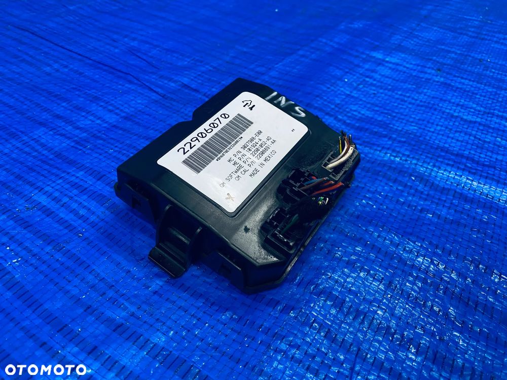MODUŁ STEROWNIK ELEKTRYCZNEJ KLAPY BAGAŻNIKA OPEL INSIGNIA A KOMBI 2008- ; 22906070 ORYGINAŁ - 3