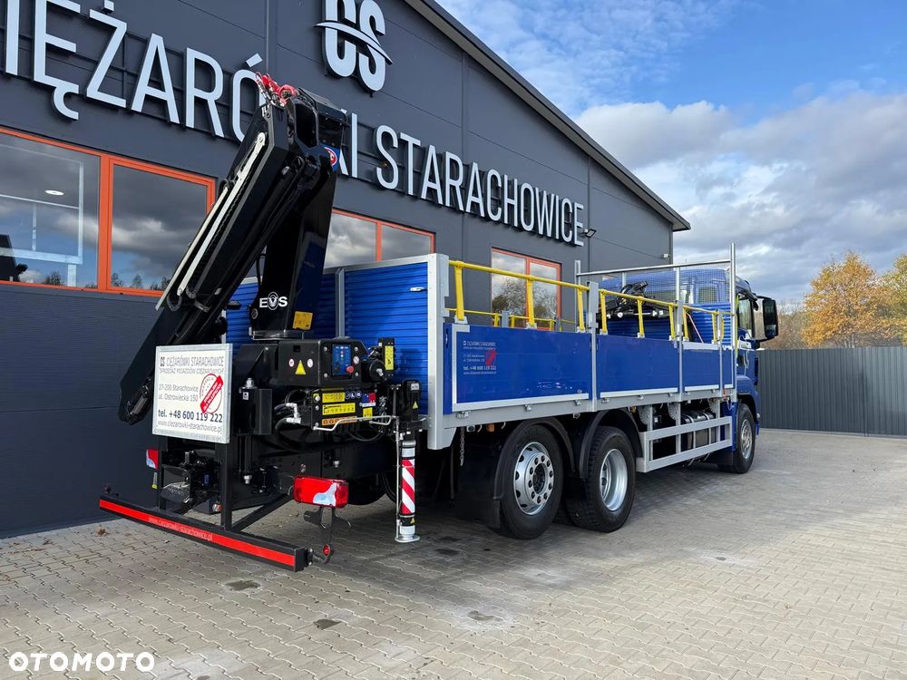 MAN TGM TGL TGS 26.360 skrzynia z żurawiem // HMF 1420 K2 dzwig kran crane - 5