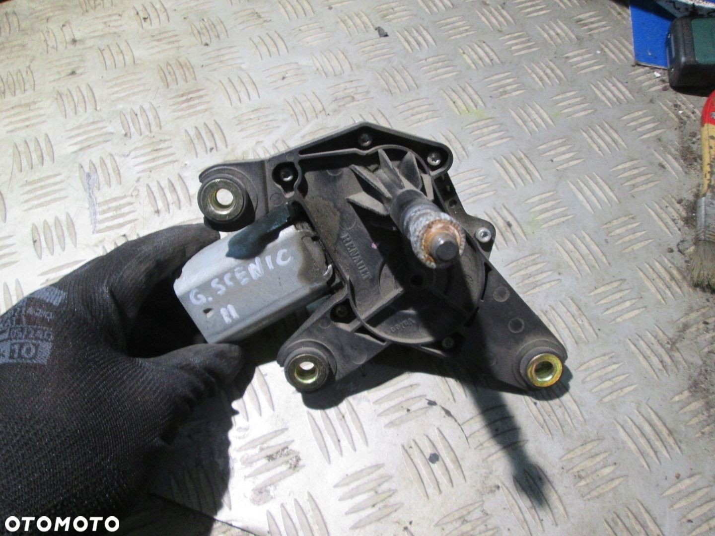SILNICZEK WYCIERACZKI TYŁ RENAULT GRAND SCENIC II 03 8200153458C - 1