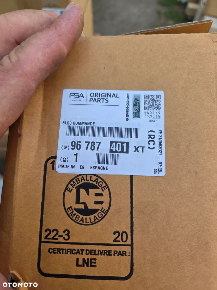 Przełącznik Manetka Włącznik Świateł Peugeot 206+ Citroën Xsara Picasso 96787401XT - 9