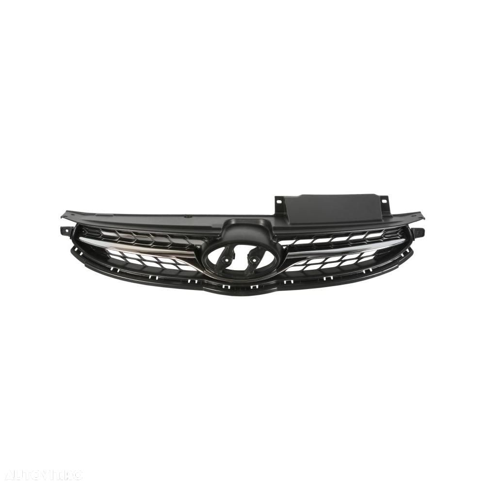 Grila radiator Hyundai Elantra (Md/Ud), 08.2010-05.2016, crom/negru, 863503X000, 40C105 - 1