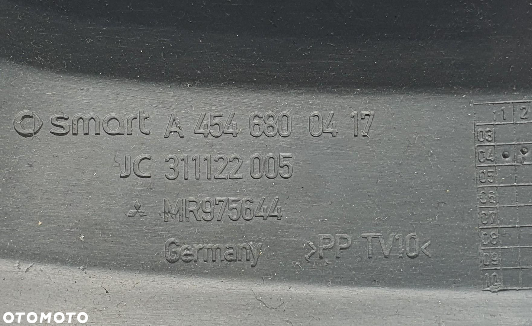 RAMKA OSŁONA RADIA NAWIEWU DESKI KONSOLI SMART FORFOUR 454 A4546800417 - 6