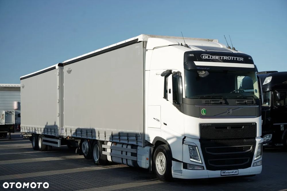 Volvo FH 500 / TANDEM PRZEJAZDOWY 120 M3 / 6X2 / MEGA / OŚ PODNOSZONA / TV / + PRZYCZEPA GNIOTPOL - 8