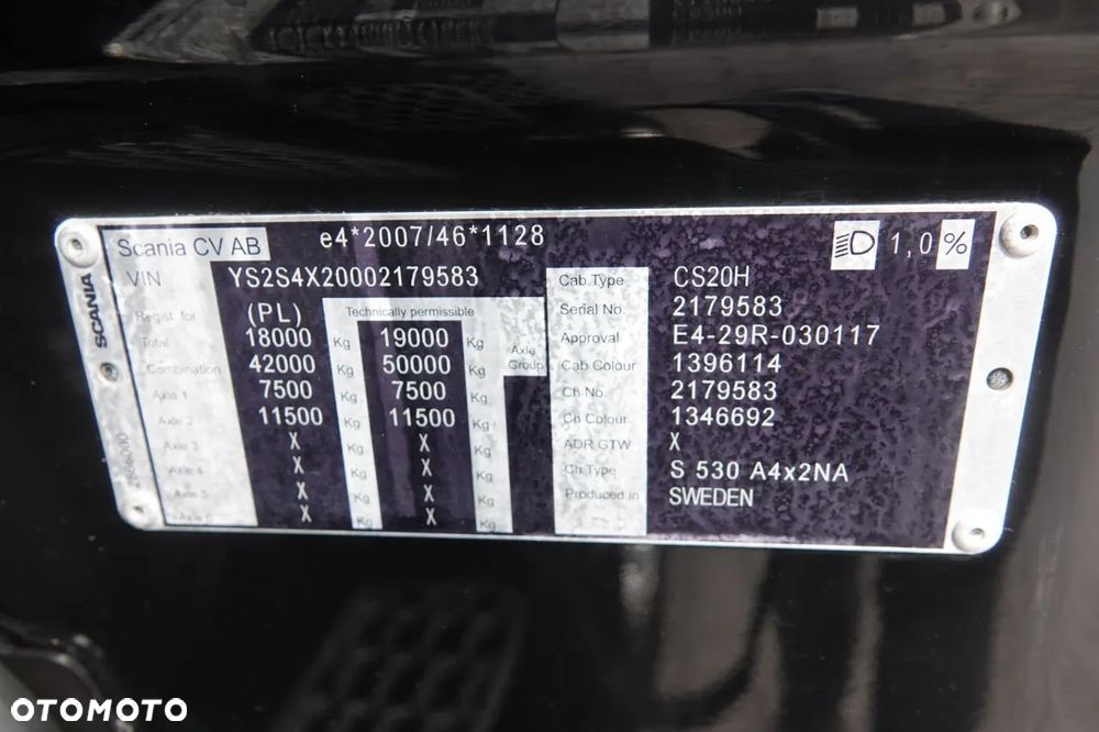 Scania S 530 / V8 / RETARDER   / BOGATE WYPOSAŻENIE / - 37