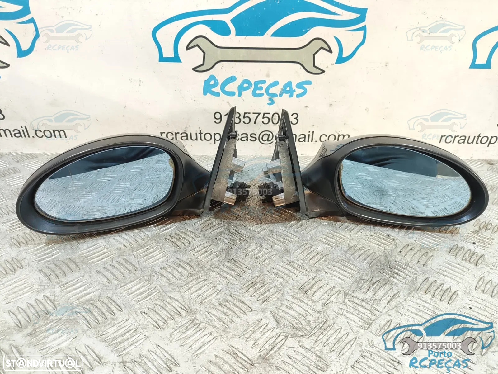 Espelhos Retrovisores Esquerdo + Direito BMW Serie 1 E87 - 51167268305 | 7268305 | 51167268306 | 7268306 - Aquecido | Eletrico | Espelho | Retrovisor - 16