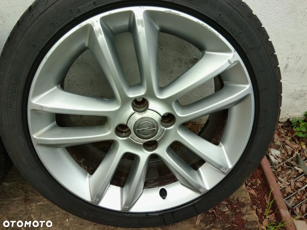 OPEL CORSA E ADAM FELGA FELGI ALUFELGI KOŁA OPONY 4X100 17 X 7J ET 44 OPONY JAK NOWE 2025 ROK 215 45 17 - 5