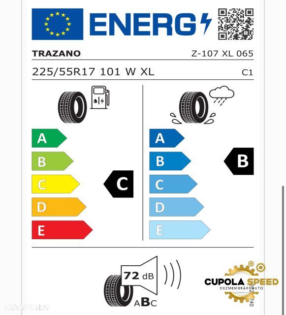 Anvelopa 225/55 R17 TRAZANO LOTZ 101W Z-107 - 4