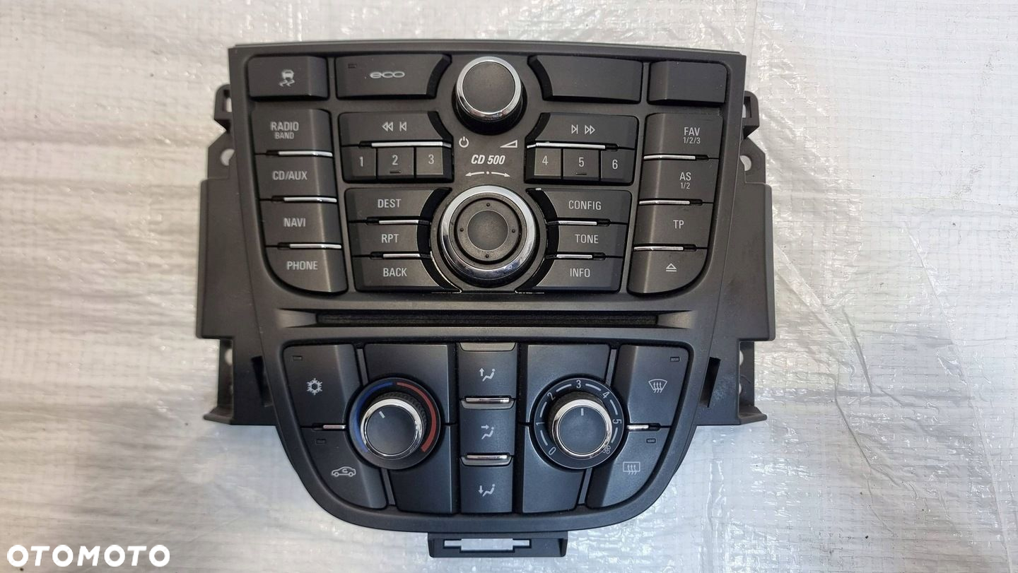 OPEL ASTRA J IV CD 500 RADIO NAWIGACJA 22739813 WYŚWIETLACZ 20935346 PANEL - 9
