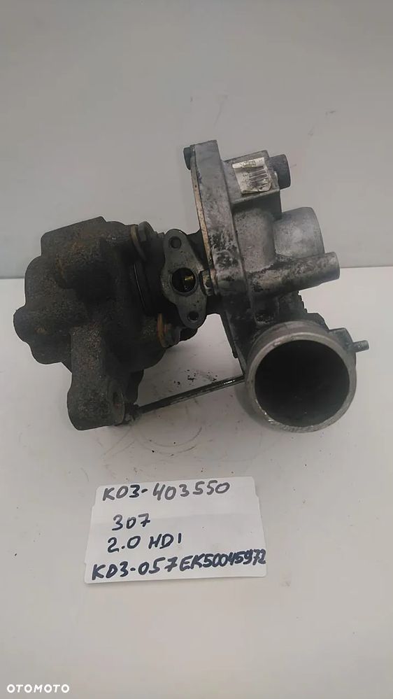 TURBINA 2.0 HDI 90KM 107KM 109KM 206 C5 K03-321246 K03-024DE5029629 - 9