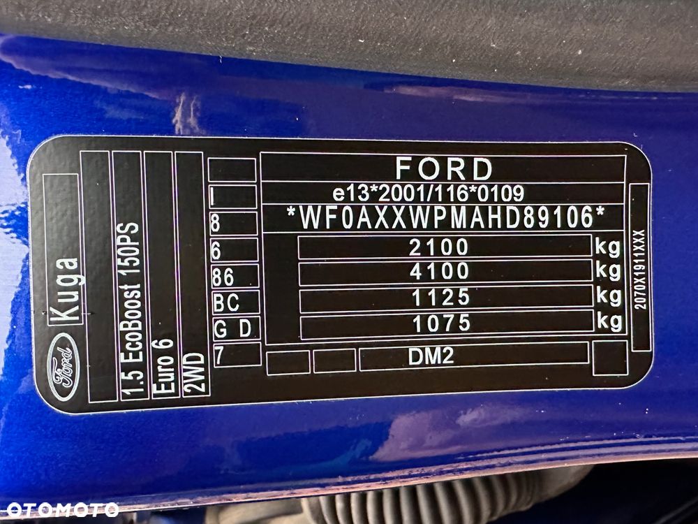 Ford Kuga 1.5 EcoBoost FWD Trend ASS MMT6 - 15