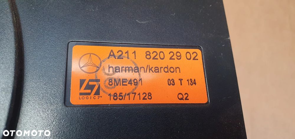 Głośnik basowy subwoofer Harman Mercedes Klasa E W211 - 7