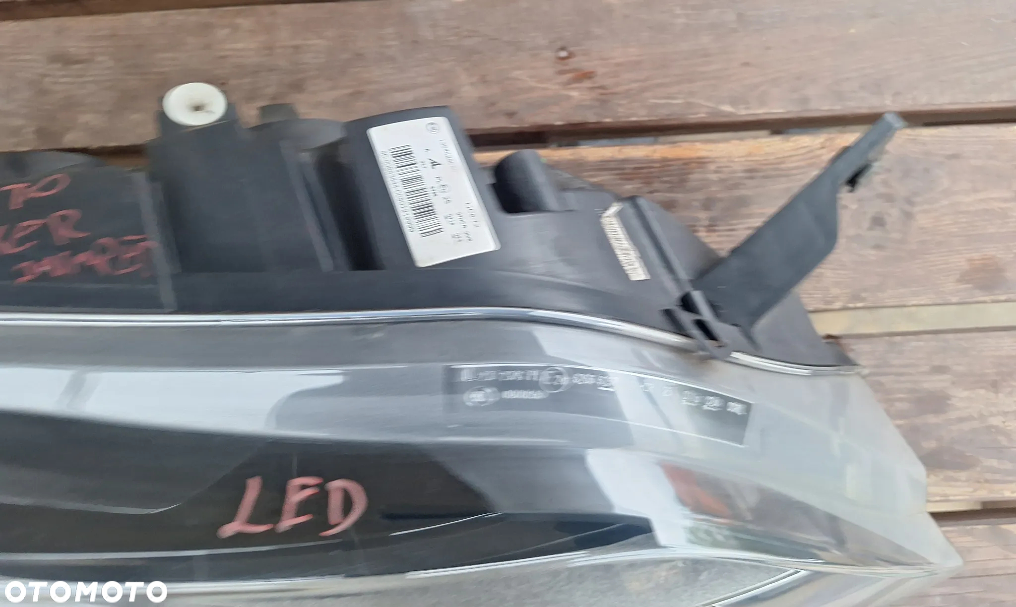 Lampa prawa przednia Fiat Ducato III lift Jumper boxer led czarny srodek - 9