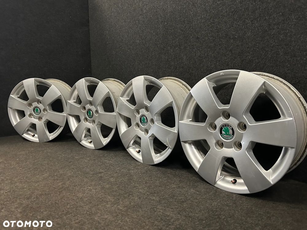 Alufelgi Skoda Octavia II, III 15 cali 5x112 4szt. Ładne! - 1