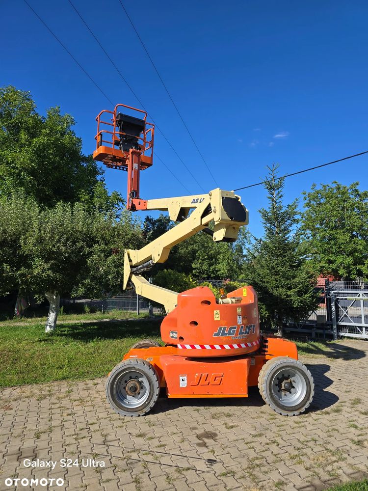JLG M450AJ podnośnik przegubowo teleskopowy 16m Hybryda diesel+elektryczny //1267Mth// genie haulotte zwyżka Podnośnik koszowy podest ruchomy Access platform Cherry picker boom lift Koła nie brudzące - 4