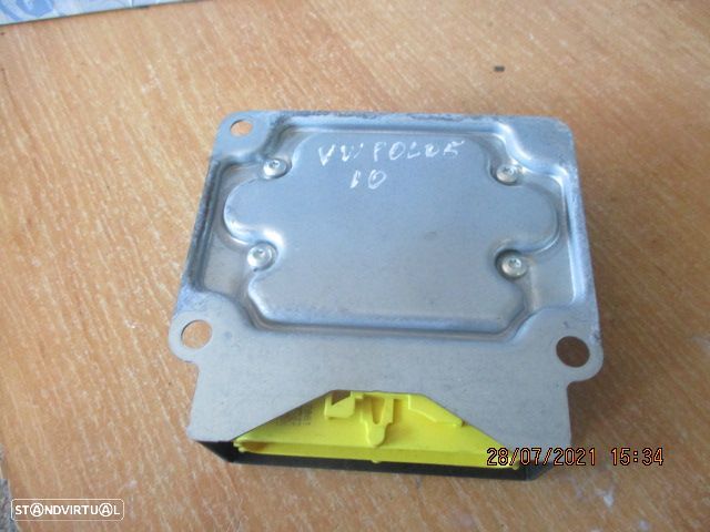Modulo Airbag 6R0959655K VW POLO 5 2010 SEAT IBIZA 6J 2011 1.6TDI 90Cv 3P Preto - 3