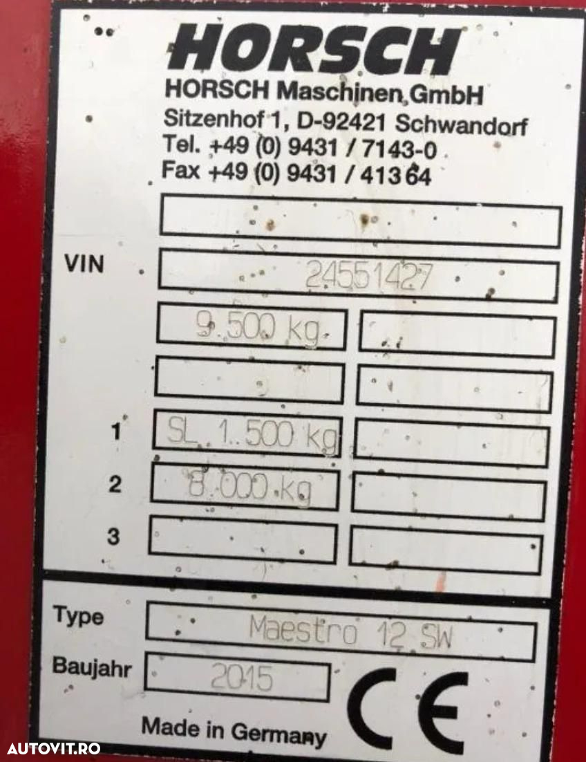 Horsch Maestro 12.75 SW Semanatoare - 7