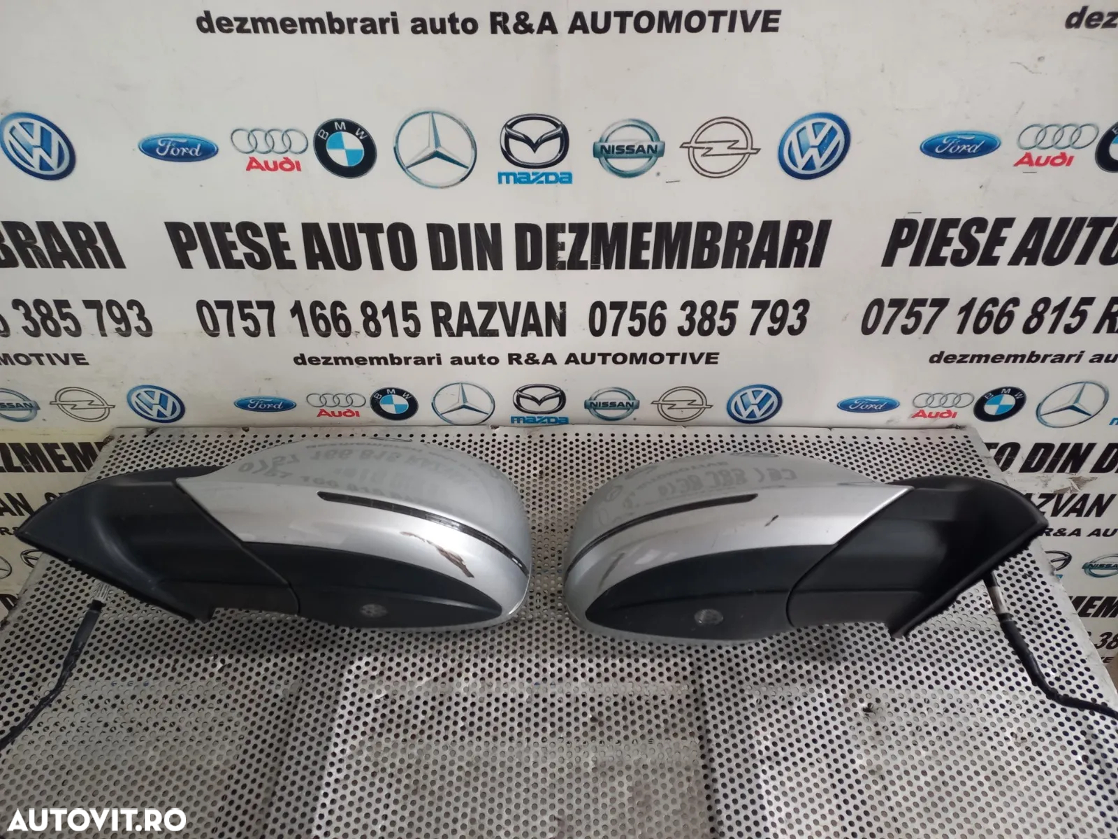 Oglinzi Oglinda Stanga Dreapta Audi Q7 4L De Anglia Cu Rabatare Electrica Si Lumini Ambientale - De - 7