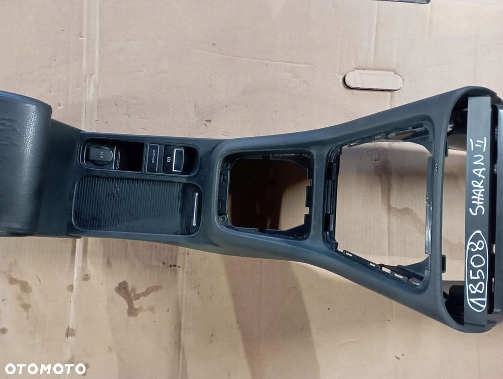 VW SHARAN II 2 TUNEL ŚRODKOWY PODŁOKIETNIK SKÓRA EUROPA - 3