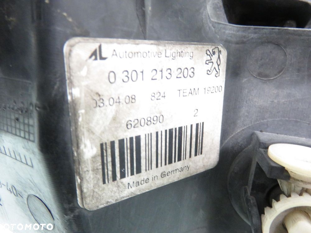 LAMPA LEWA PRZEDNIA PEUGEOT 407 0301213203 - 8