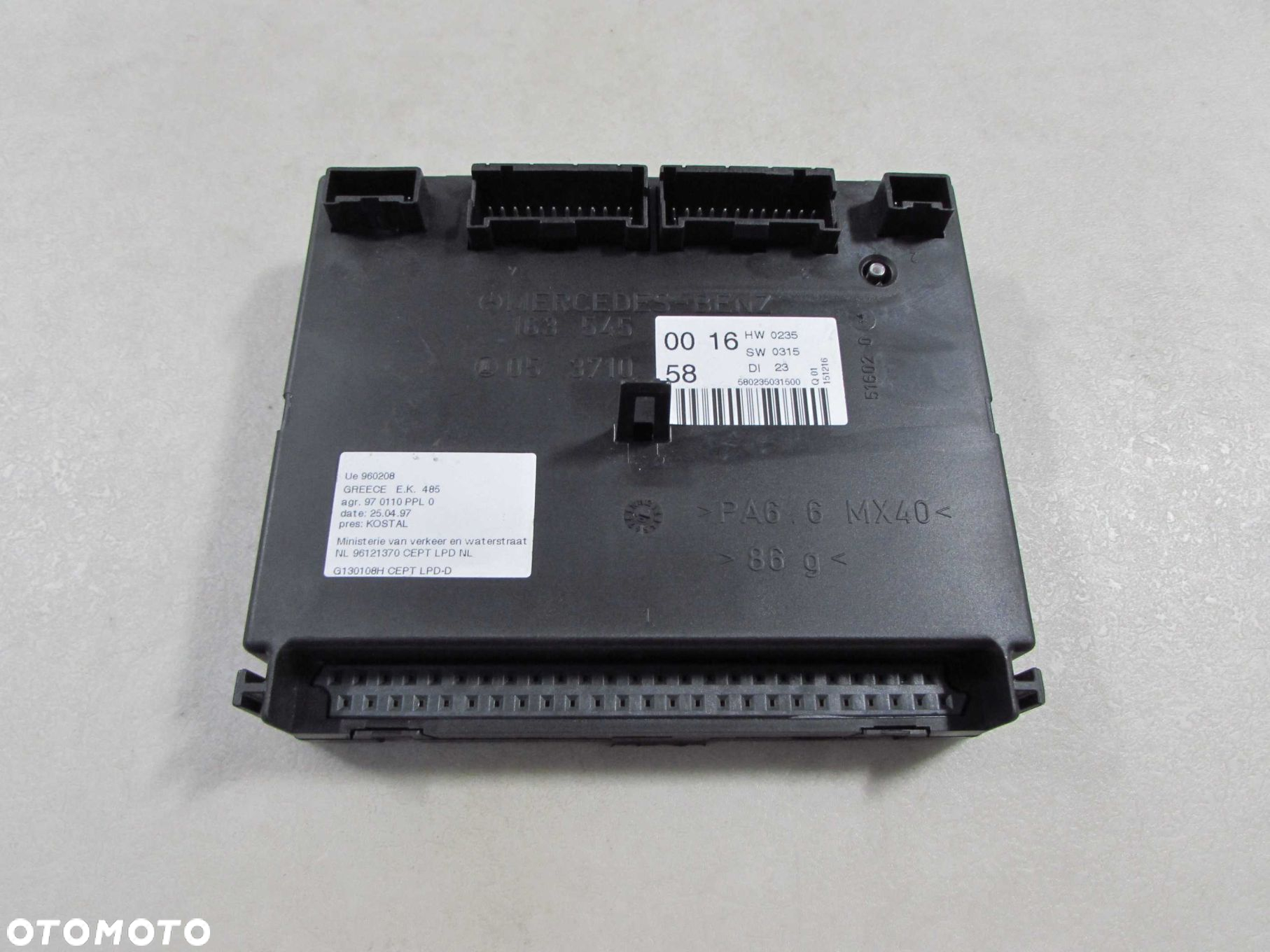 MERCEDES ML W163 LIFT MODUL KOMFORTU SAM 1635450016 - 6