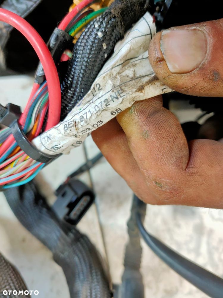 instalacja wiązka silnika 2.0 fsi awa audi a4 b6 euro 8e1971072ne - 2