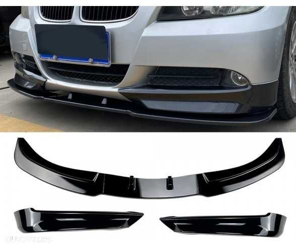 Lip Prelungire Bara Fata Cu Splitere BMW E90 NFL 05-08 cu Bara Normala - 1