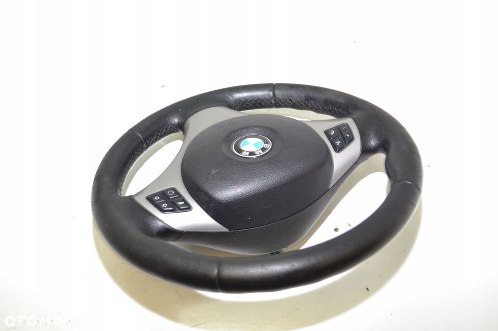 BMW E90 E87 KIEROWNICA SKÓRA MULTIFUNKCJA AIRBAG PODUSZKA SPORT - 5