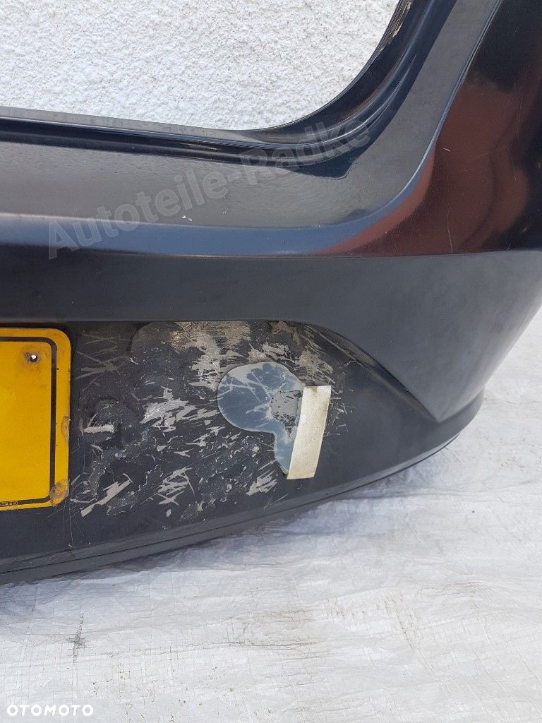 SEAT TOLEDO IV SKODA RAPID 2013r CZARNY ZDERZAK TYŁ LF9R - 4