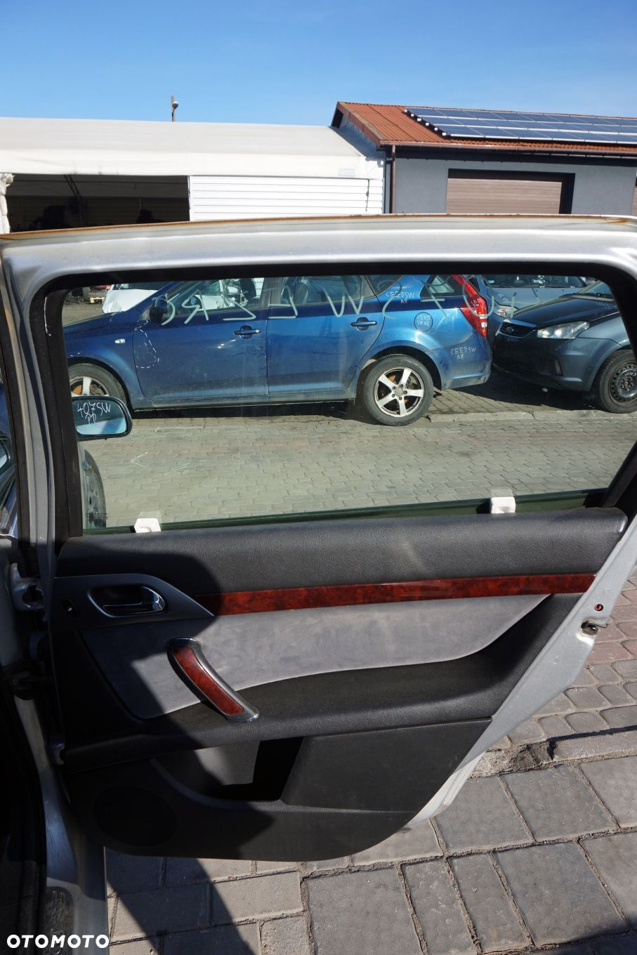 DRZWI TYLNE PRAWE 407 SW KOMBI EZRC  SREBRNY PEUGEOT 2004-2007 - 8