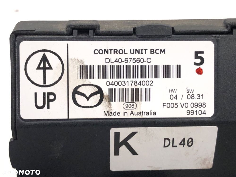 MODUŁ KOMFORTU  MAZDA 2 (DE_, DH_) 2007 - 2015 1.6 MZ-CD 66 kW [90 KM] olej napędowy 2008 - 2015 - 3