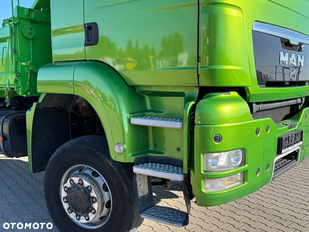 MAN TGS 18.360 4x4 napęd na wał (nie HYDRODRIVE) wywrotka MEILLER ,  zaczep przyczepy , - 24