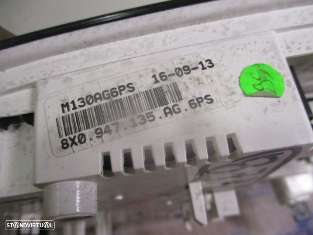 Luz De Teto Plafonier 8X0947135AG AUDI A1 SPORTBACK 8X FASE 1 2013 1.6TDI 105CV 5P PRETO - 5