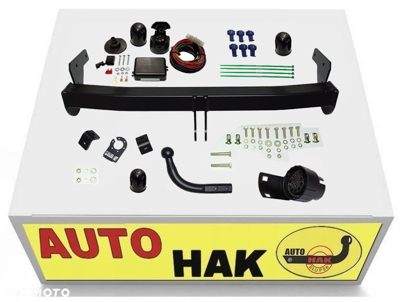 NOWY SOLIDNY POLSKI HAK HOLOWNICZY FIRMY AUTO-HAK SŁUPSK+MODUŁ13PIN DO PEUGEOT207 HATCHBACK HTB HB - 13