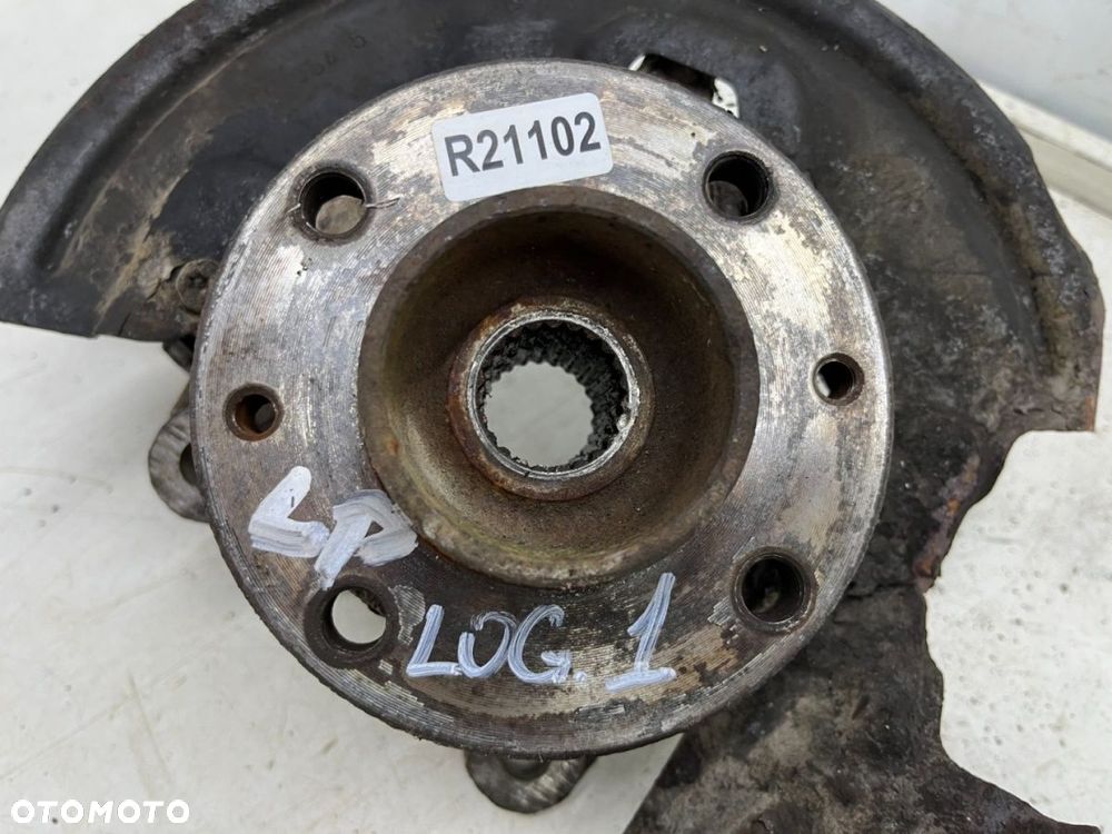 Zwrotnica Dacia Logan I Sandero 05-14r. 1.5 dci 1.6 mpi piasta lewa przednia czujnik ABS lewy przód - 4