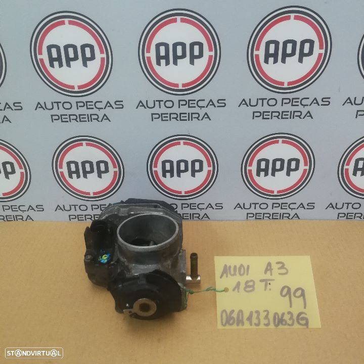 Borboleta de admissão Audi A3, TT 1.8 T de 1999, ref 06A133063G. - 1