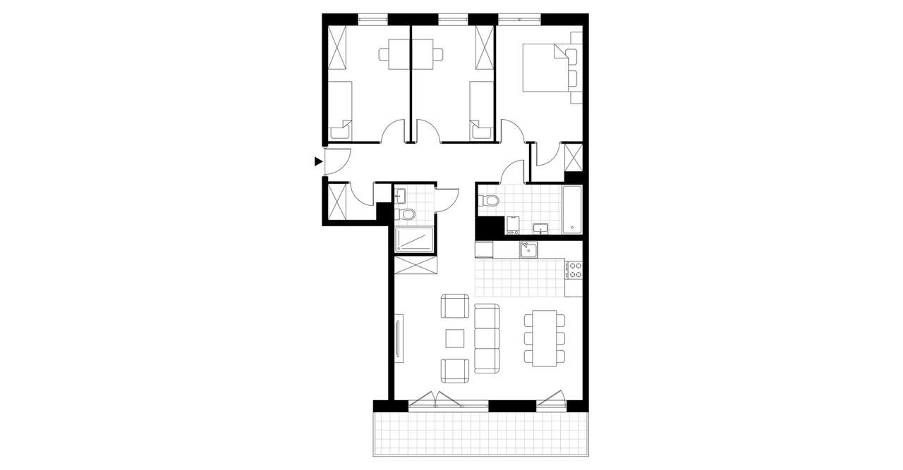 4-pokojowe mieszkanie 87m2 + balkon Bez Prowizji - Pełny obrazek: 3/23