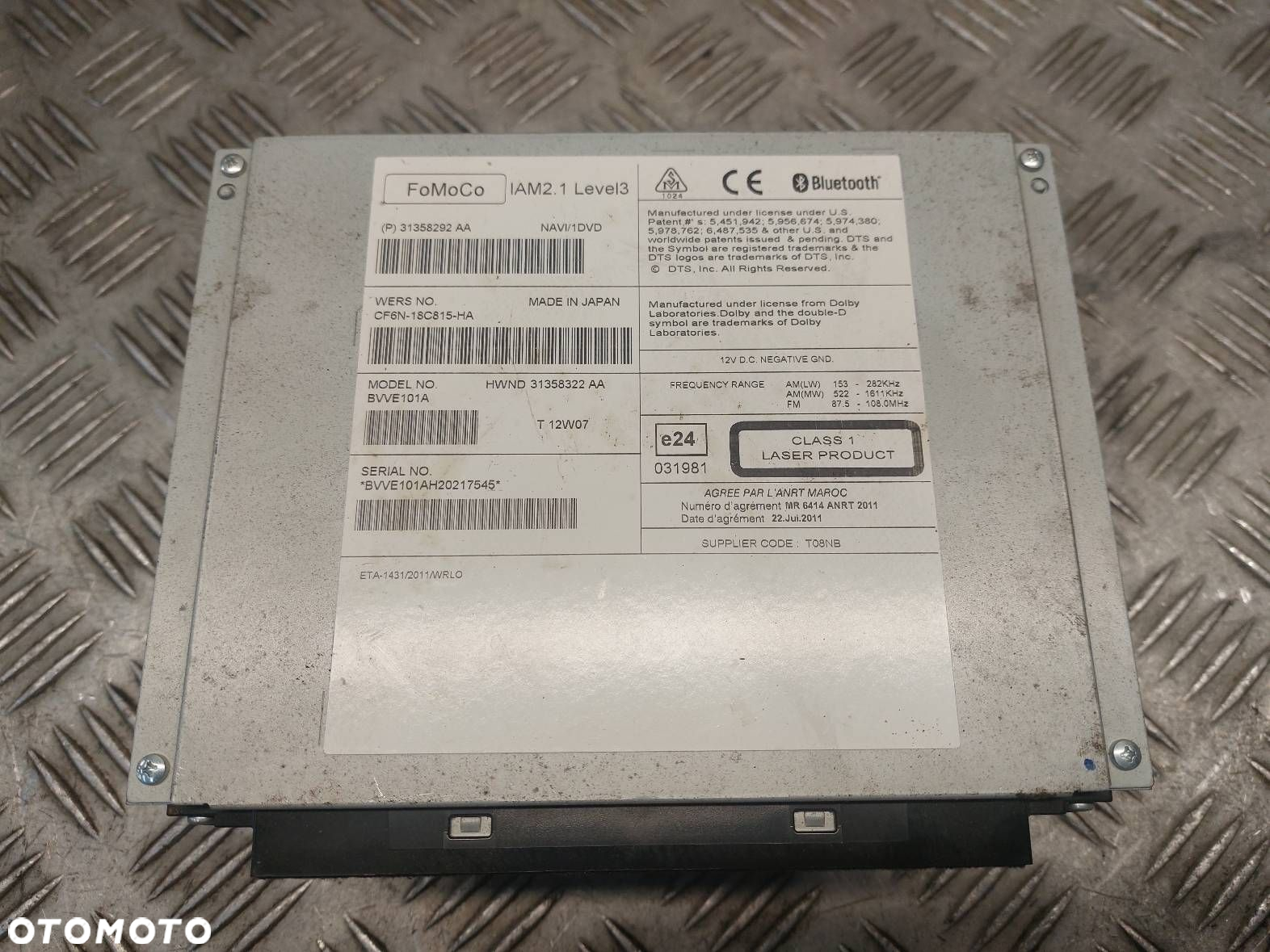 RADIO ODTWARZACZ  VOLVO XC60 I 31358292AA - 2