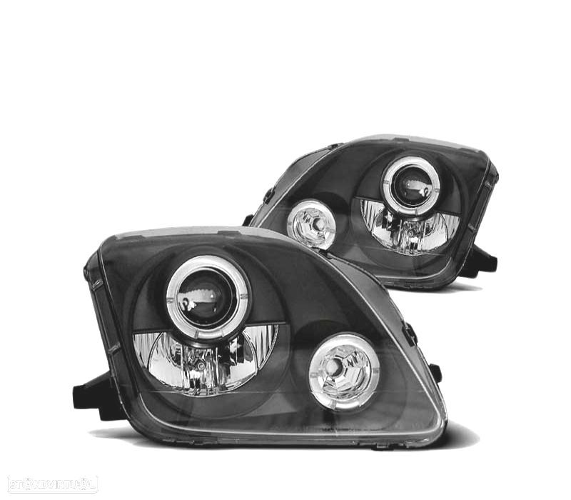 FARÓIS ANGEL EYES HONDA PRELUDE 97-01 PRETO - 2