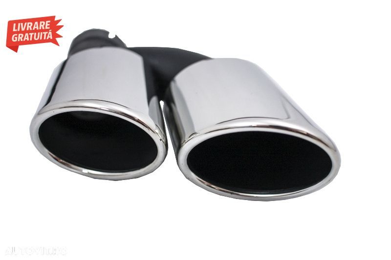 Difuzor Bara Spate si Ornamente Evacuare Audi A7 4G (2010-2014) S7 Facelift Design- livrare gratuita - 11