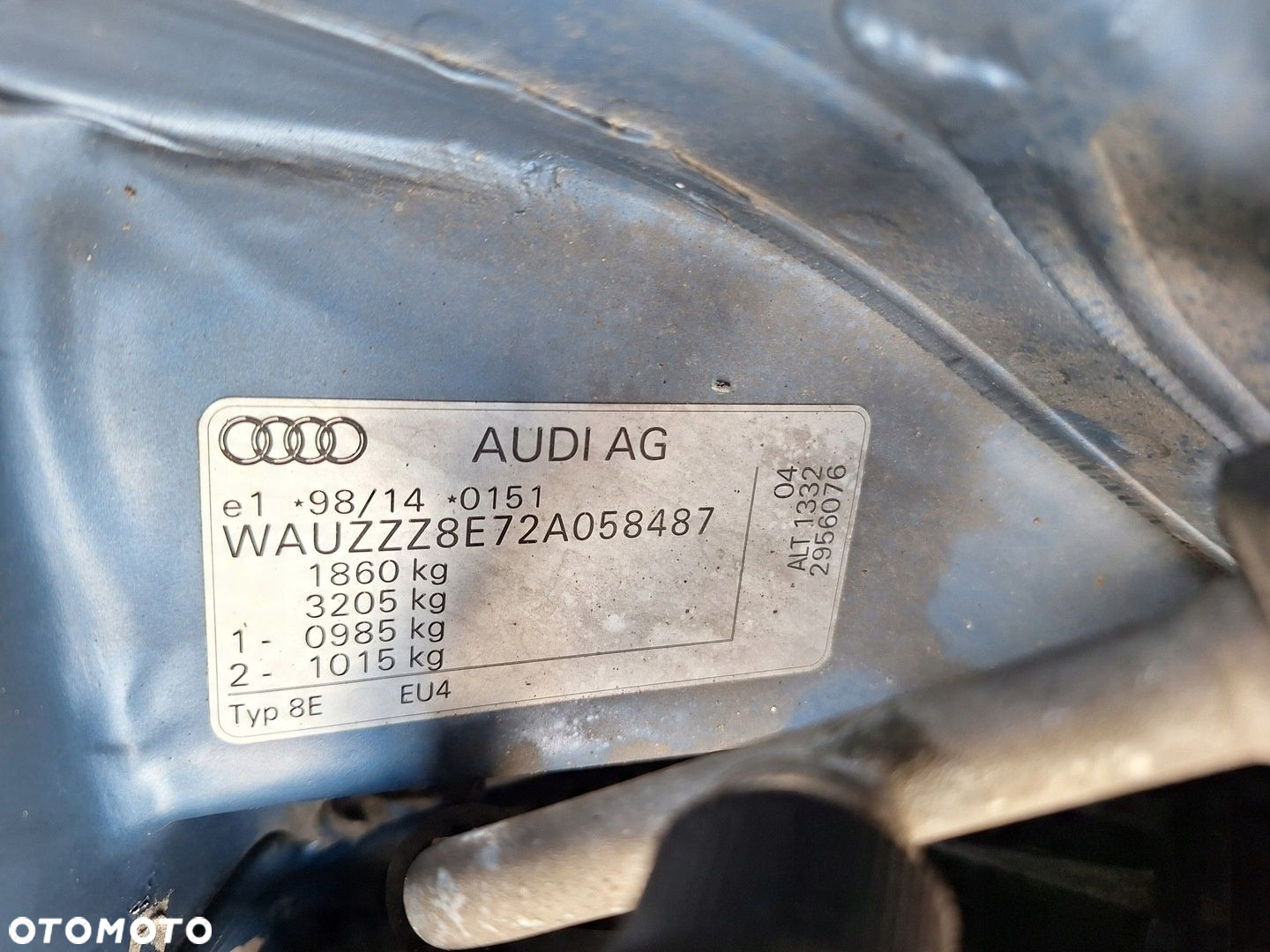 AUDI A4 B6 8E 8E2 8E5 2000-2004 DESKA LICZNIK ZEGARY FIS MANUAL BENZYNA ALT - 3