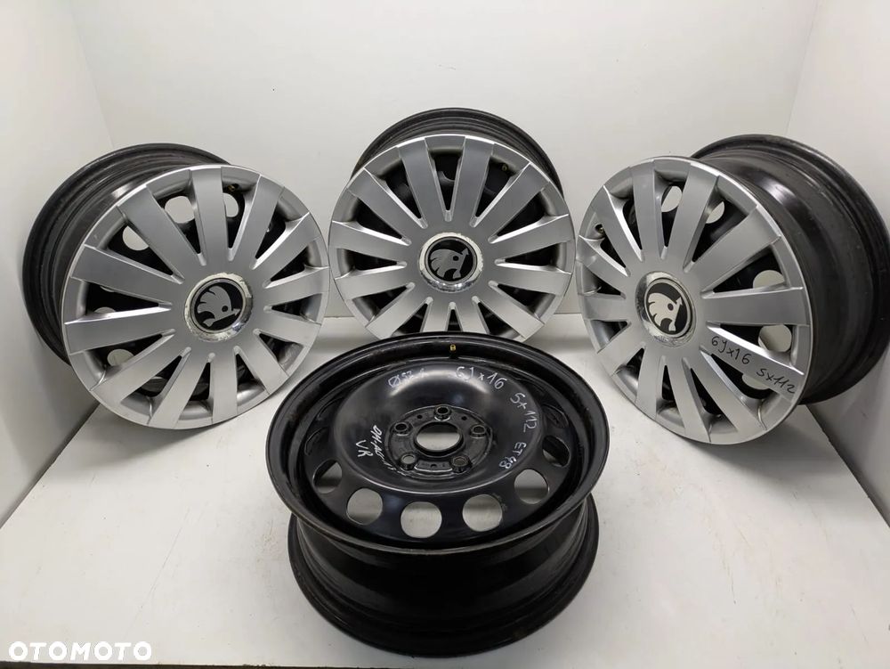 Felgi stalowe R16 5x112 ET:48 Skoda - 1