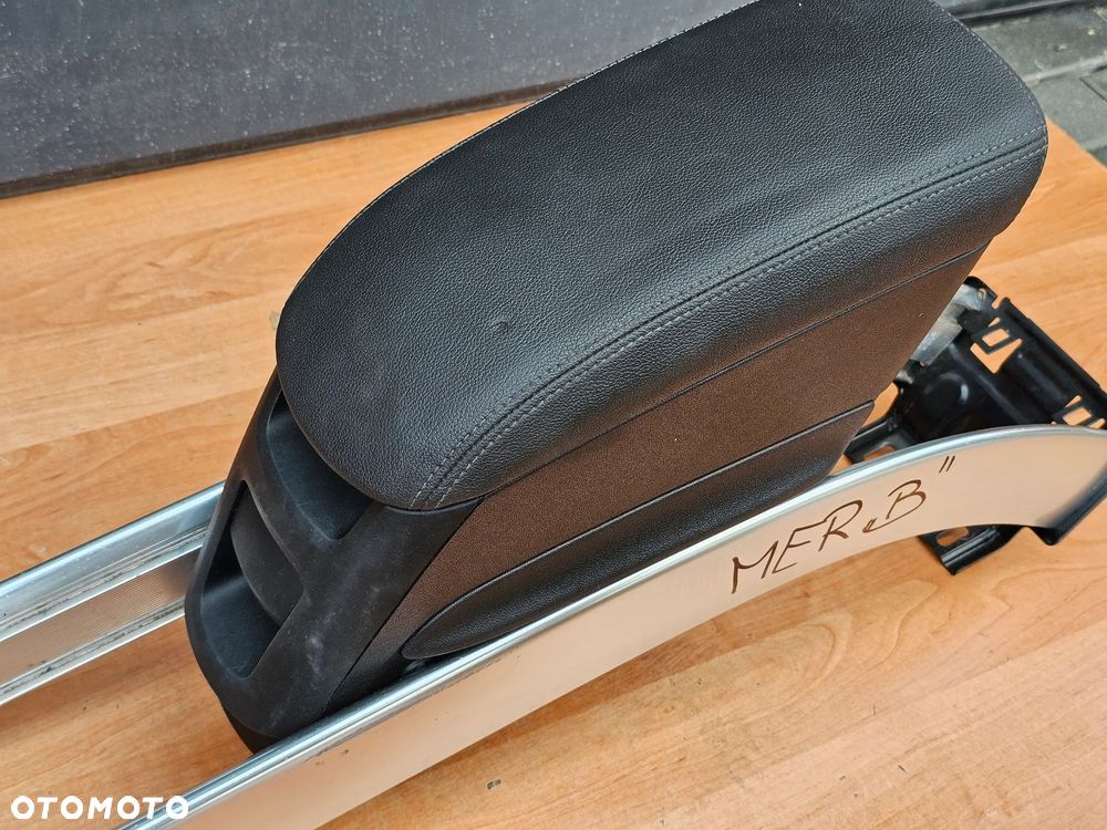 PODŁOKIETNIK SKÓRZANY SZYNA TUNEL OPEL MERIVA B EUROPA CZARNA - 5