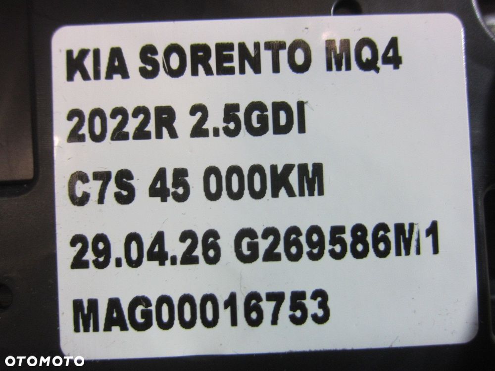 KIA SORENTO IV MQ4 LICZNIK ZEGARY USA PRĘDKOŚCIOMIERZ 2.5 GDI 94001-R5210 - 9