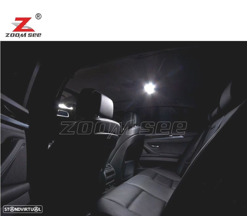 KIT COMPLETO DE 27 LÂMPADAS LED INTERIOR PARA BMW 5 SERIES GT 5GT F07 528I 535I 550I GT 520D 535D 5 - 3