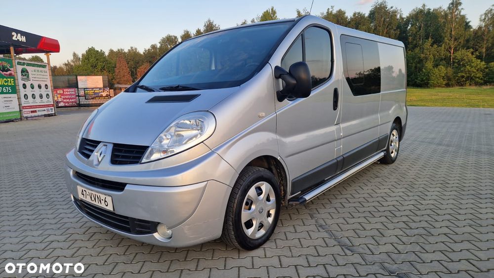 Renault TRAFIC L2H1 Długi Klima Elektryka Kamera Tempomat Dubel Kabina 6os Brygadówka - 25