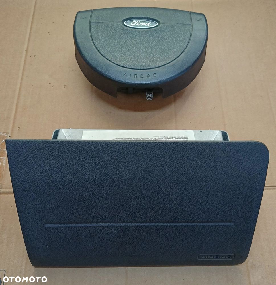 Fusion airbag kierowcy pasażera klapka komplet EU Ford *